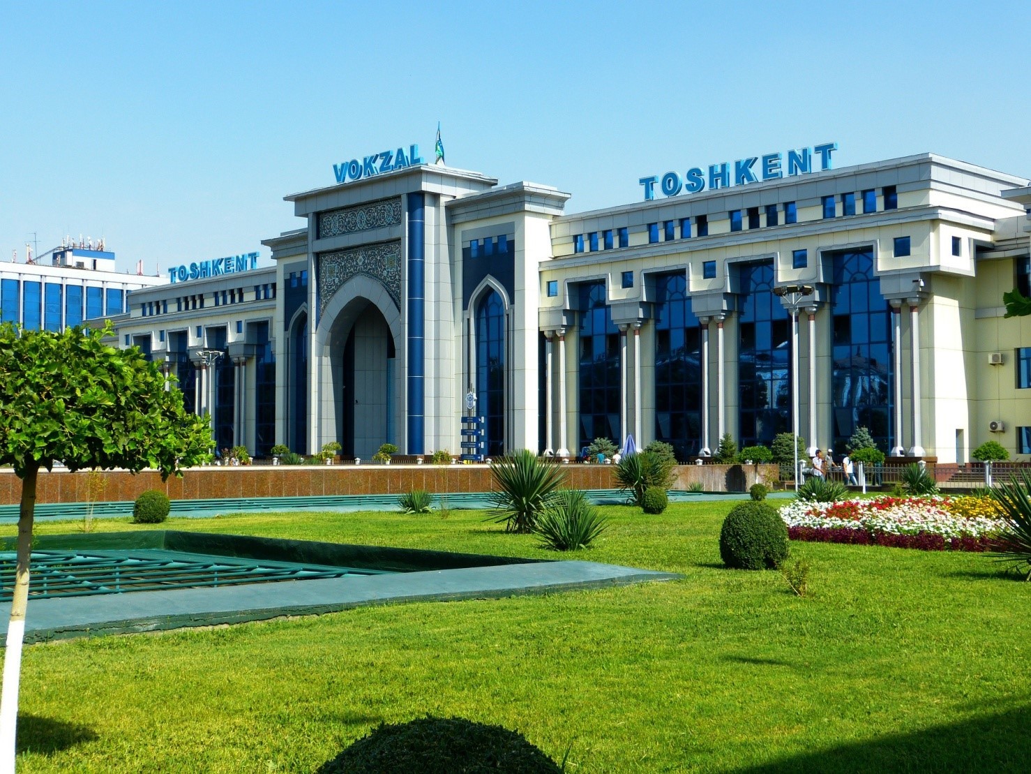 Вокзал города Ташкент, Узбекистан, Ташкент